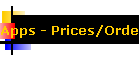 Apps - Prices/Orders
